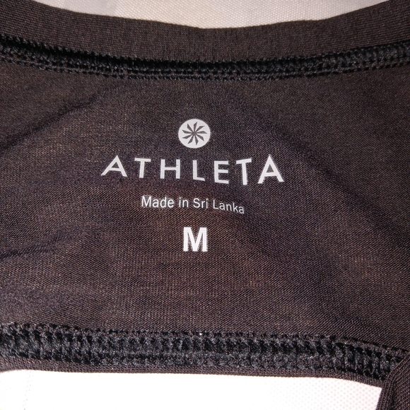 Athleta Black Tank Top Medium - Picture 6 of 9